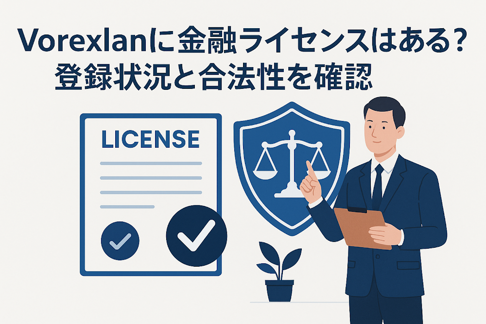 Vorexlanに金融ライセンスはある?登録状況と合法性を確認