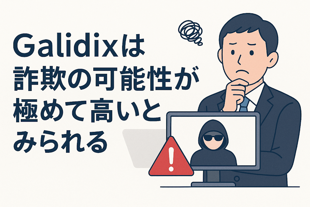 Galidixは詐欺の可能性が極めて高いとみられる