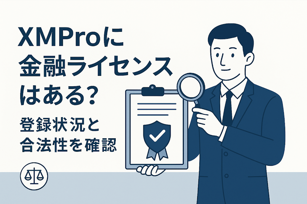 XMProに金融ライセンスはある？登録状況と合法性を確認
