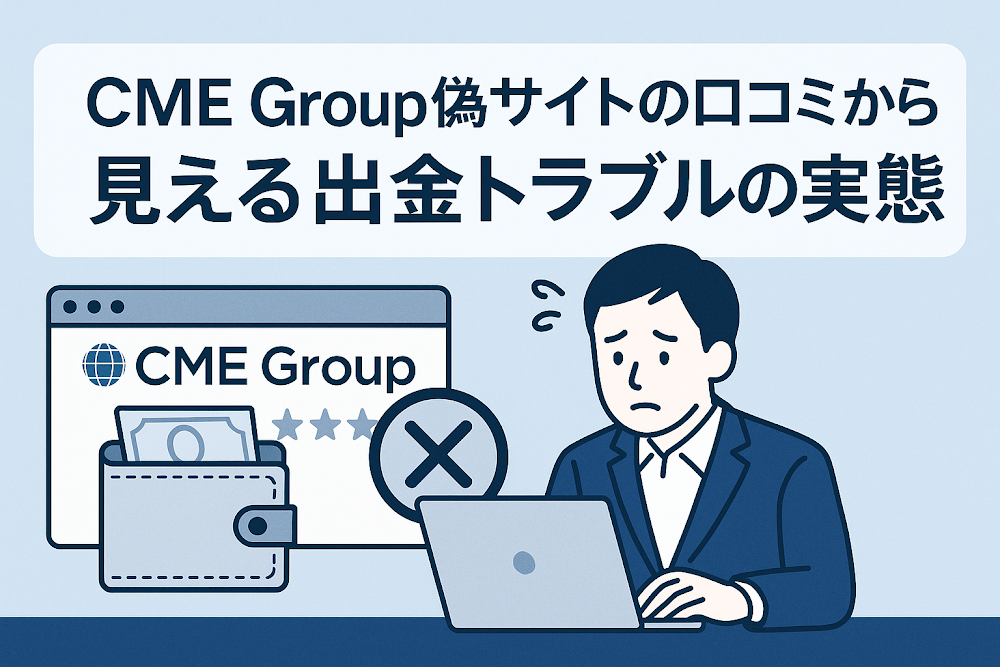 CME Group偽サイトの口コミから見える出金トラブルの実態