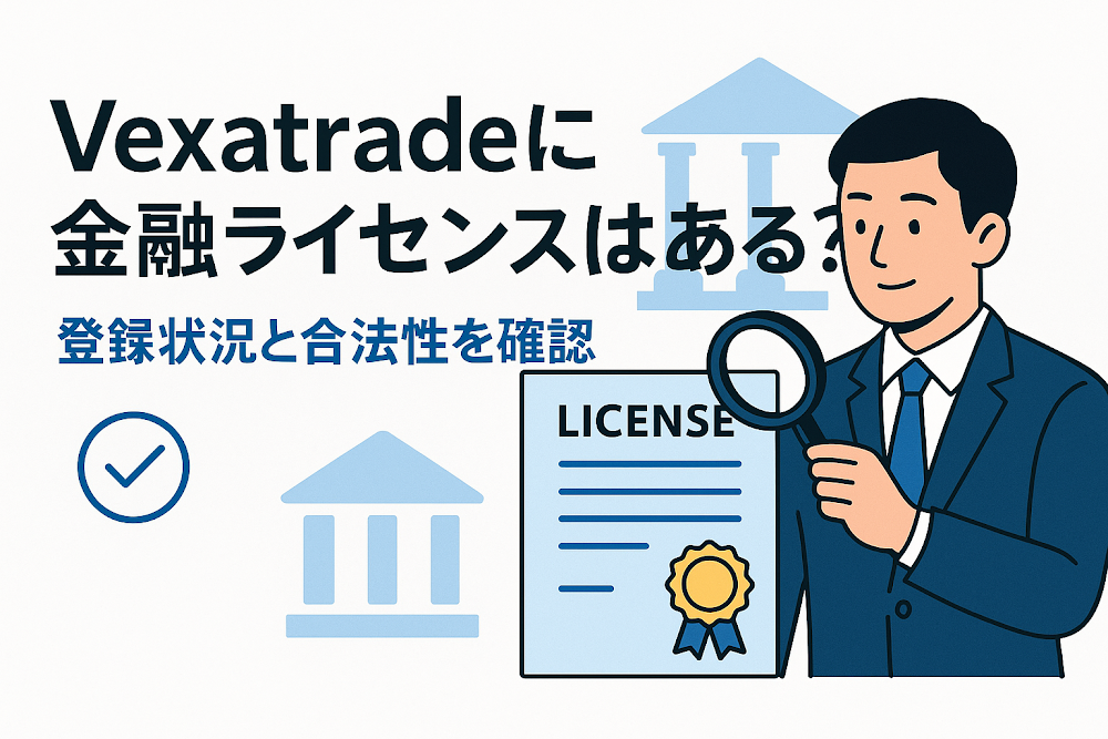 Vexatradeに金融ライセンスはある?登録状況と合法性を確認