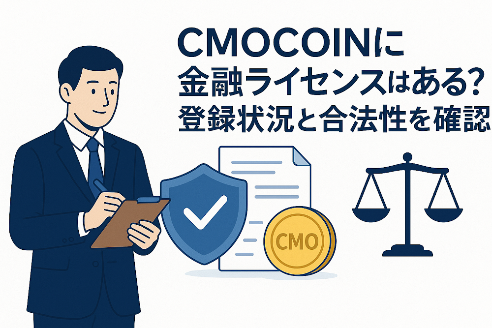 CMOCOINに金融ライセンスはある？登録状況と合法性を確認