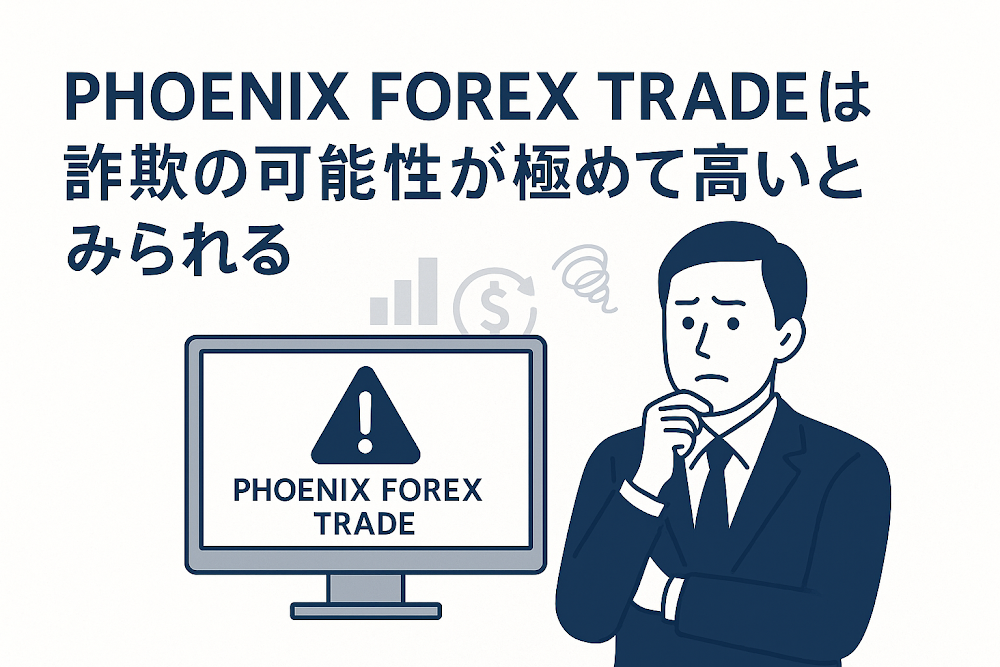 PHOENIX FOREX TRADEは詐欺の可能性が極めて高いとみられる