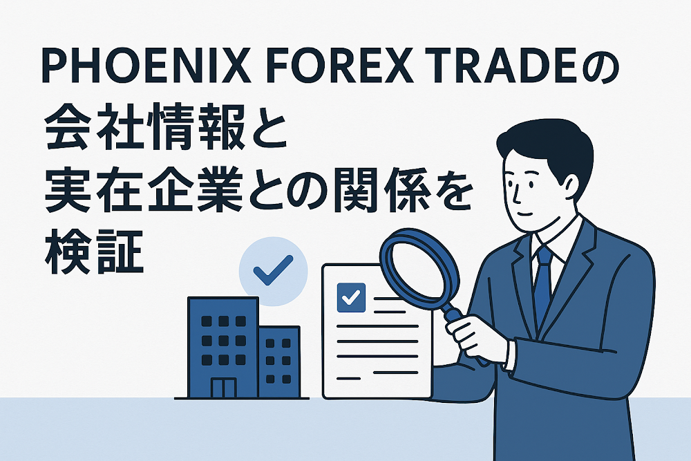 PHOENIX FOREX TRADEの会社情報と実在企業との関係を検証
