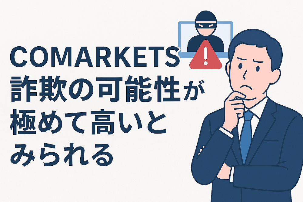 COMARKETSは詐欺の可能性が極めて高いとみられる