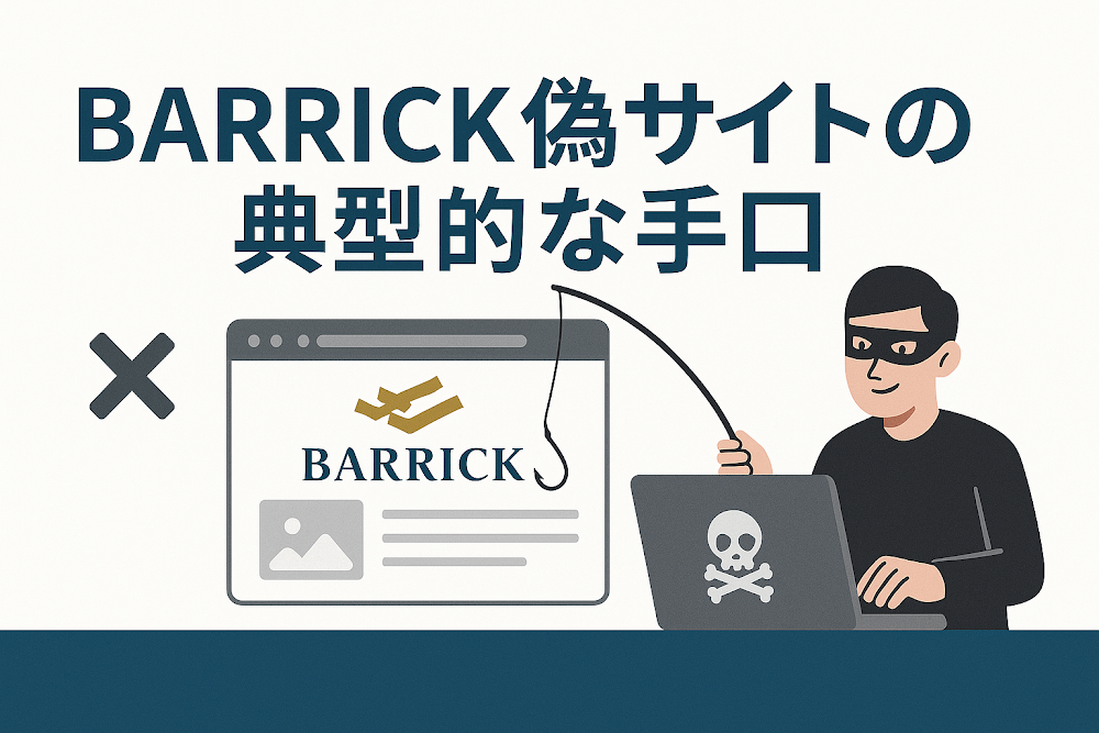 BARRICK偽サイトの典型的な手口
