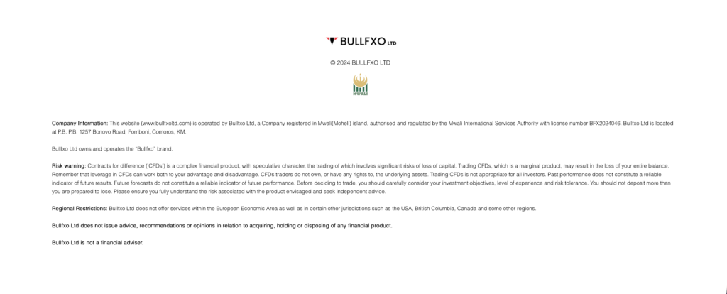 Bullfxo(bullfxoltd.com)のサイト情報