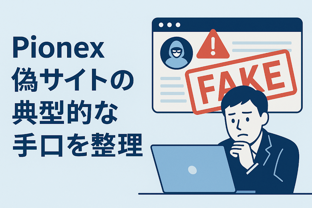 Pionex偽サイトの典型的な手口を整理