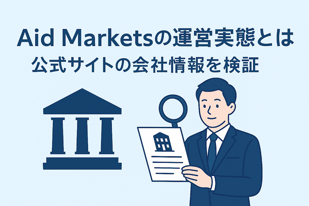 Aid Marketsの運営実態とは 公式サイトの会社情報を検証