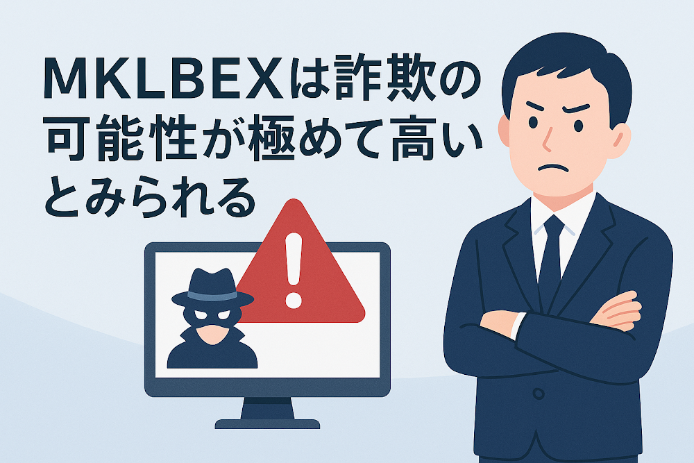 MKLBEXは詐欺の可能性が極めて高いとみられる