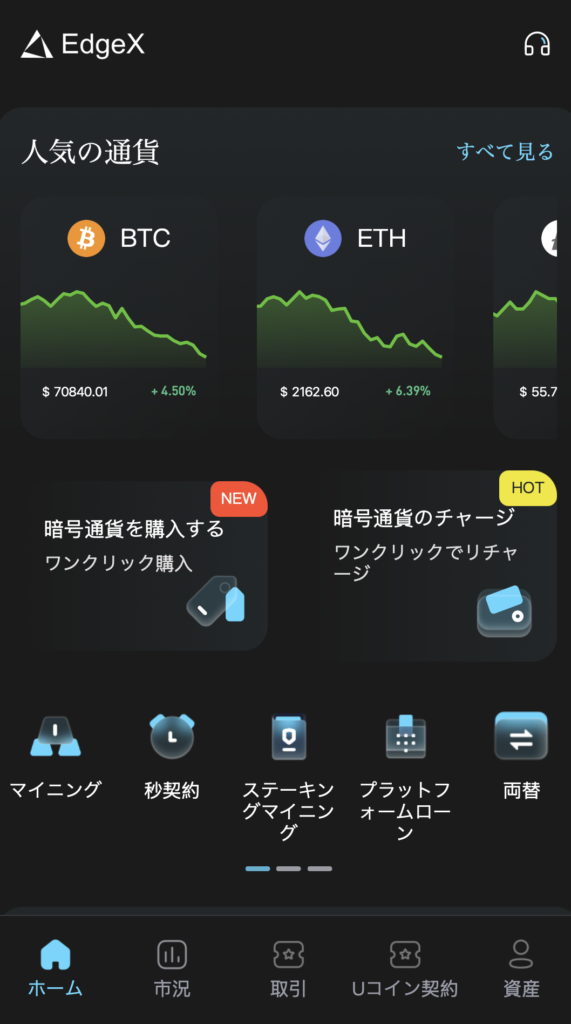 EdgeXサイトトップ