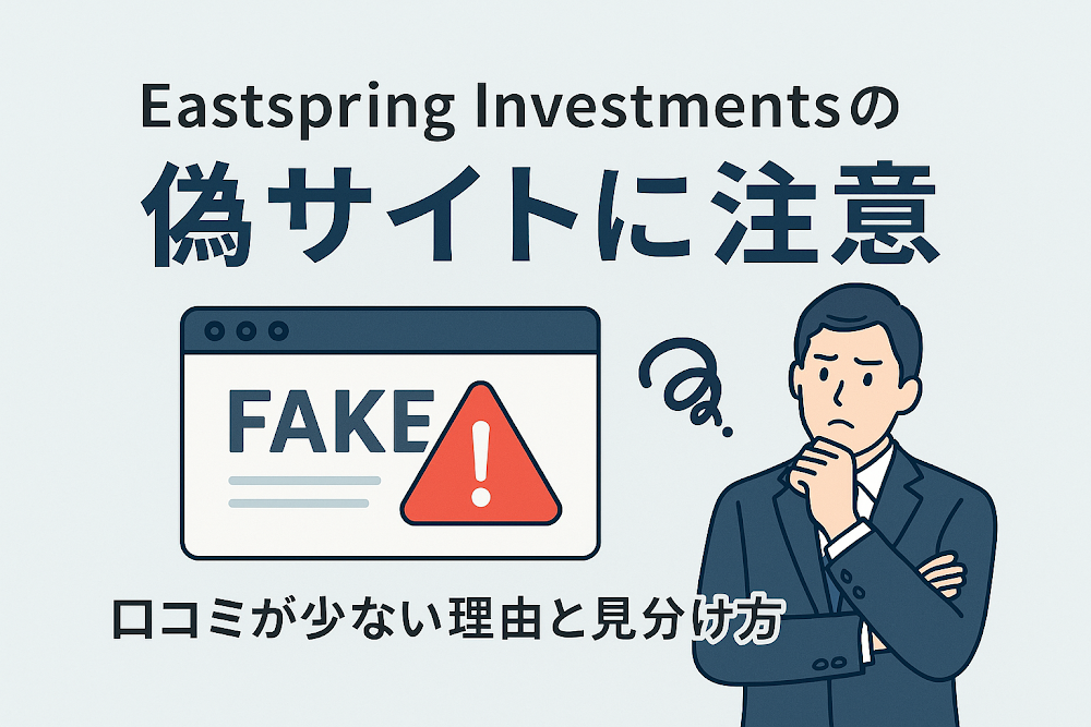 Eastspring Investmentsの偽サイトに注意　口コミが少ない理由と見分け方