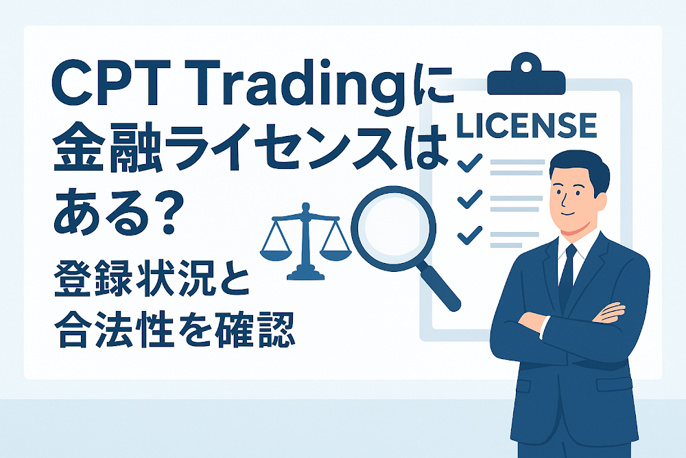 CPT Tradingに金融ライセンスはある？登録状況と合法性を確認