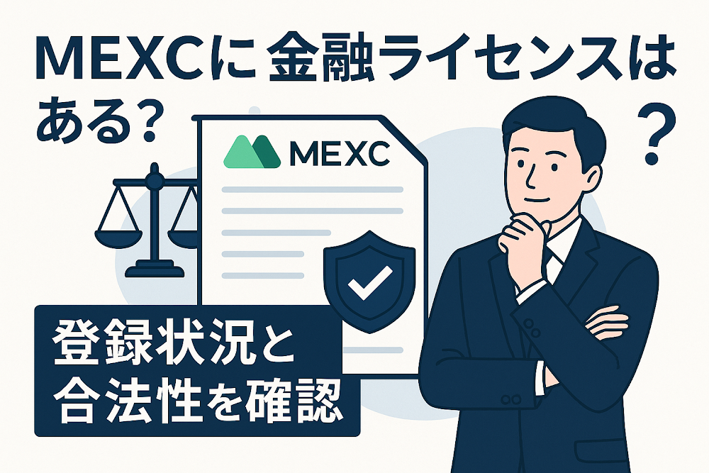 MEXCに金融ライセンスはある？登録状況と合法性を確認