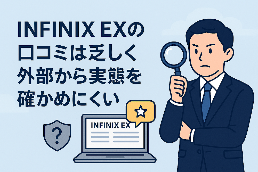 INFINIX EXの口コミは乏しく外部から実態を確かめにくい
