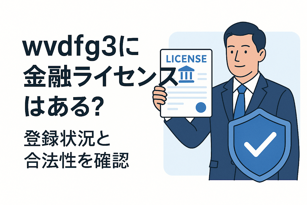 wvdfg3に金融ライセンスはある？登録状況と合法性を確認