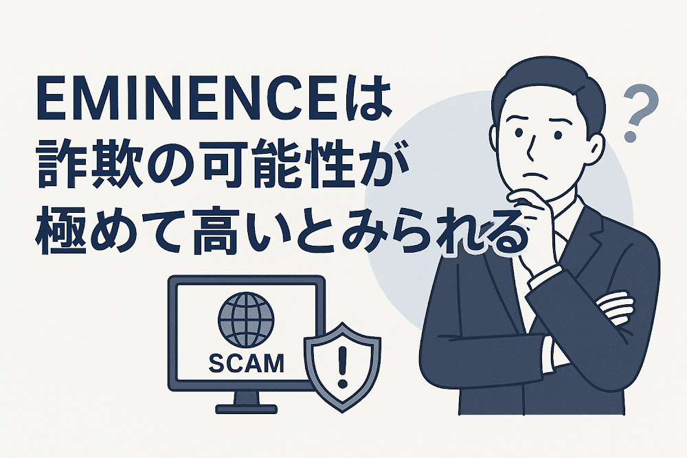 EMINENCEは詐欺の可能性が極めて高いとみられる