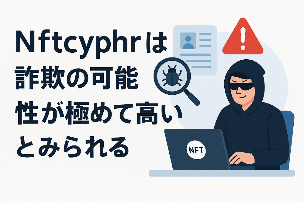 Nftcyphrは詐欺の可能性が極めて高いとみられる