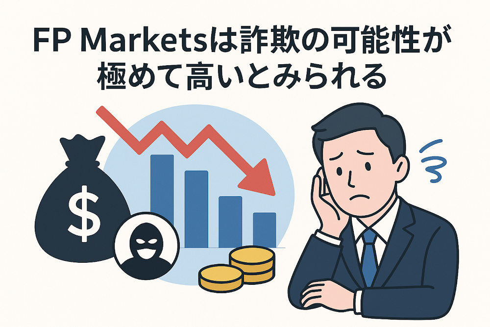 FP Marketsは詐欺の可能性が極めて高いとみられる