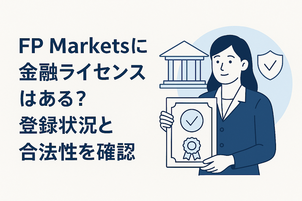 FP Marketsに金融ライセンスはある？登録状況と合法性を確認