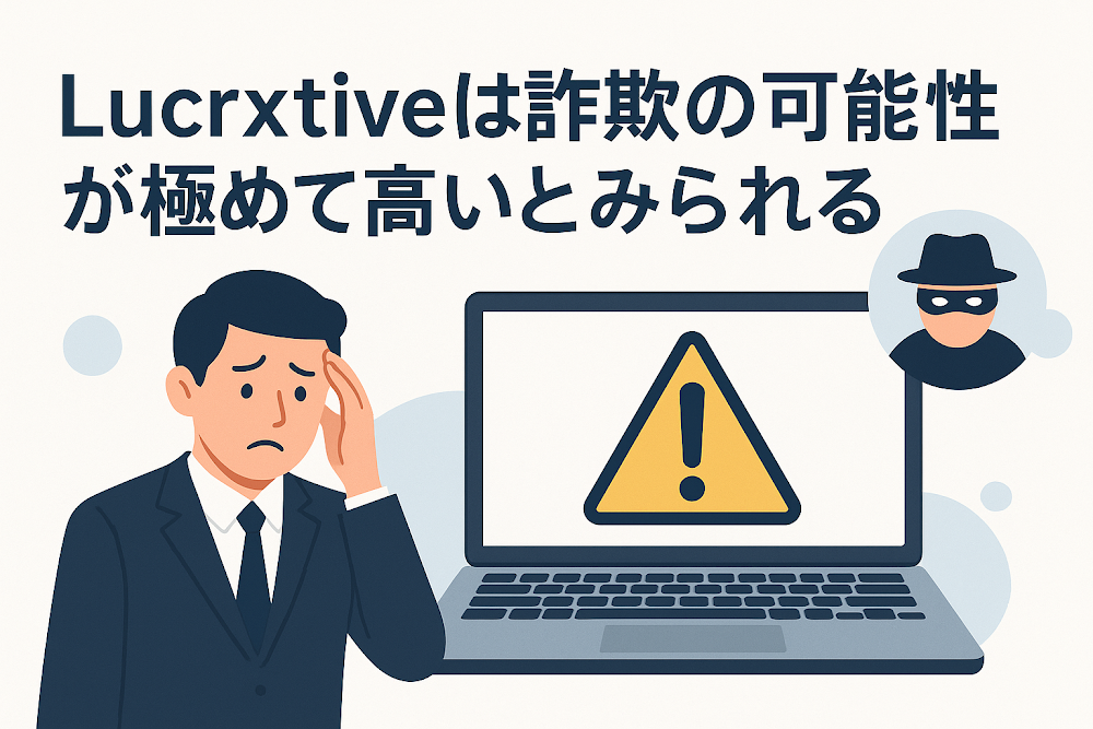 Lucrxtiveは詐欺の可能性が極めて高いとみられる