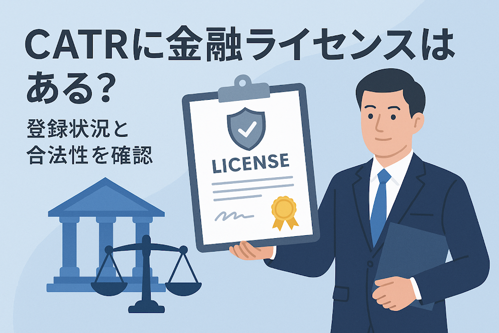 CATRに金融ライセンスはある?登録状況と合法性を確認