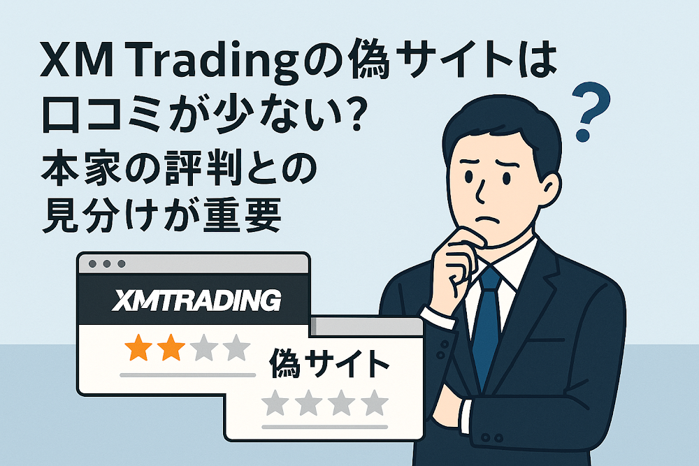 XM Tradingの偽サイトは口コミが少ない？本家の評判との見分けが重要