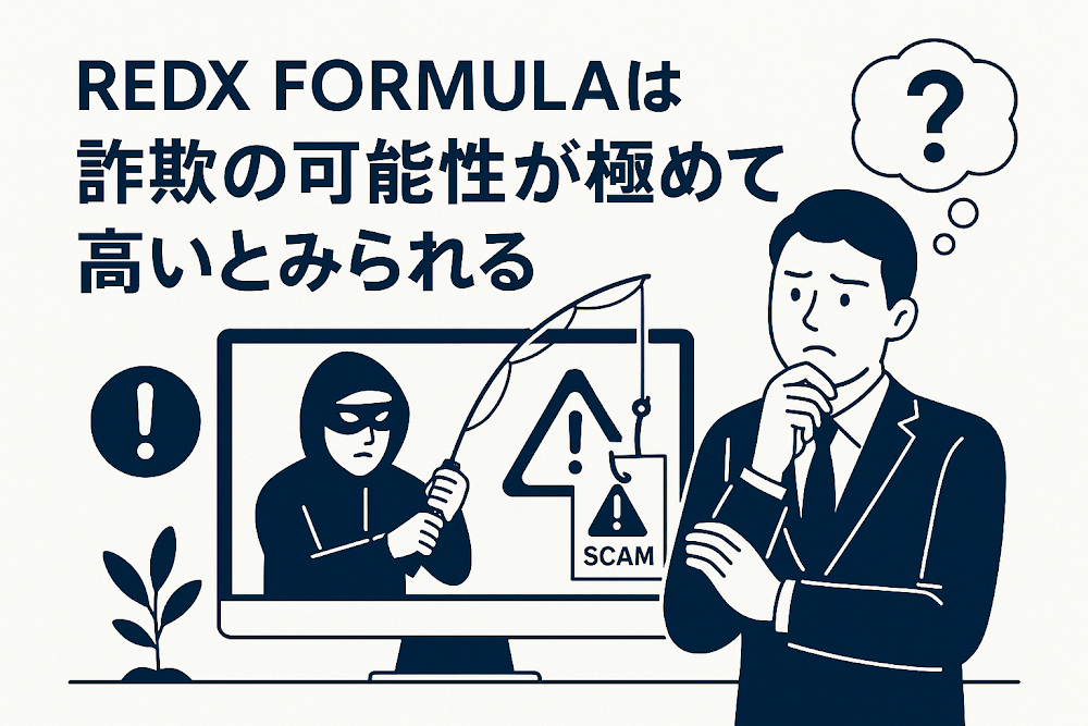 REDX FORMULAは詐欺の可能性が極めて高いとみられる