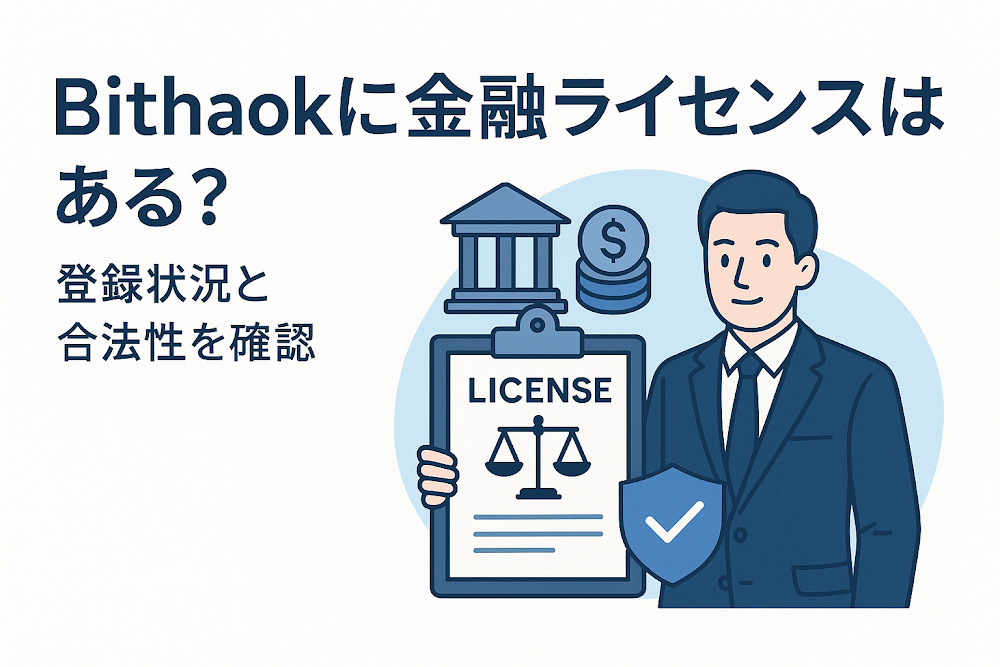 Bithaokに金融ライセンスはある？登録状況と合法性を確認