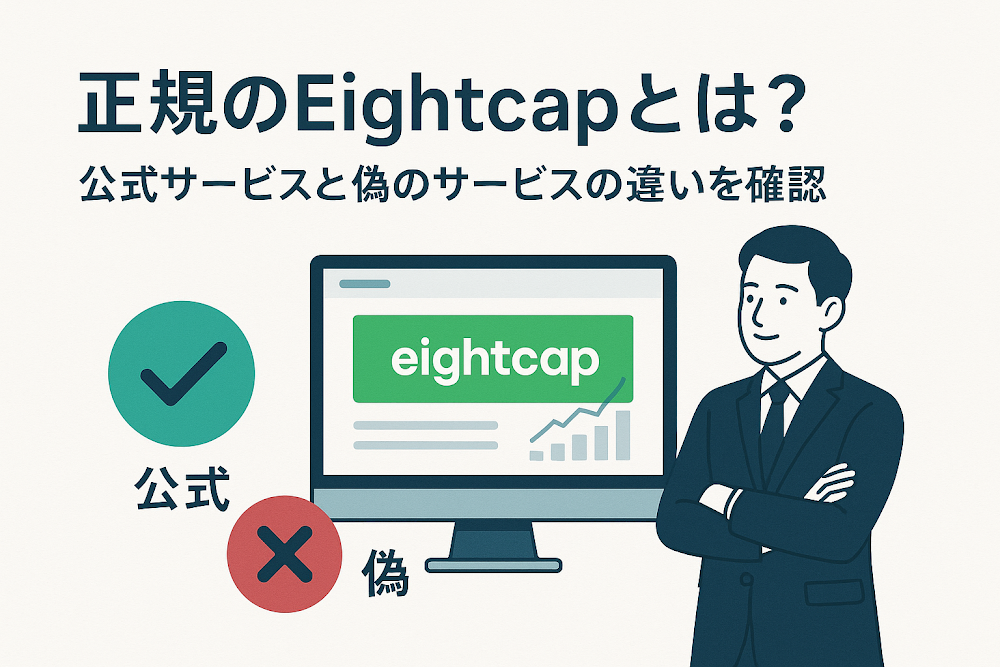 正規のEightcapとは？公式サービスと偽のサービスの違いを確認