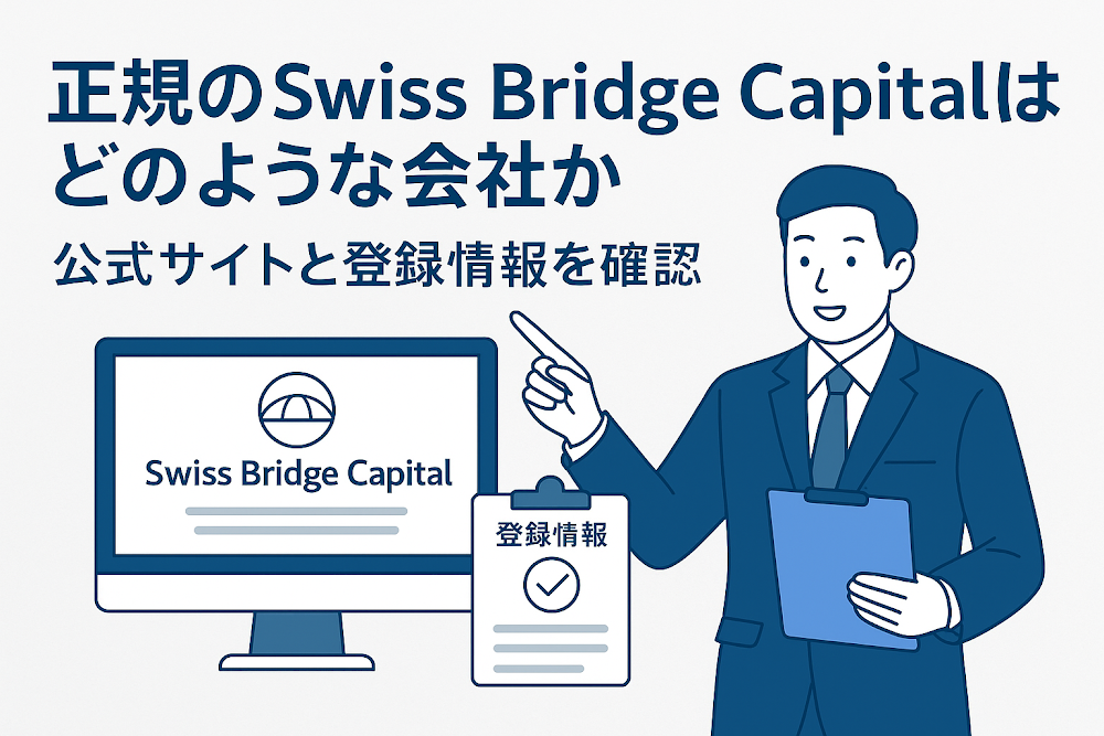 正規のSwiss Bridge Capitalはどのような会社か　公式サイトと登録情報を確認