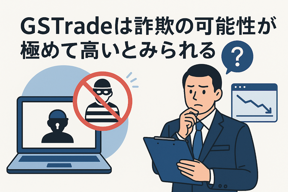 GSTradeは詐欺の可能性が極めて高いとみられる
