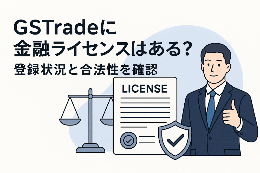 GSTradeに金融ライセンスはある？登録状況と合法性を確認