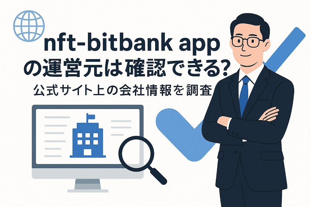 nft-bitbank appの運営元は確認できる?公式サイト上の会社情報を調査