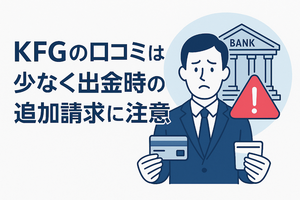 KFGの口コミは少なく出金時の追加請求に注意