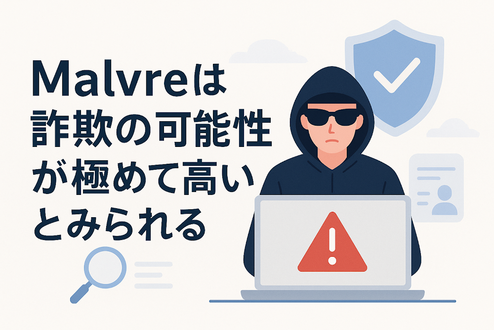 Malvreは詐欺の可能性が極めて高いとみられる