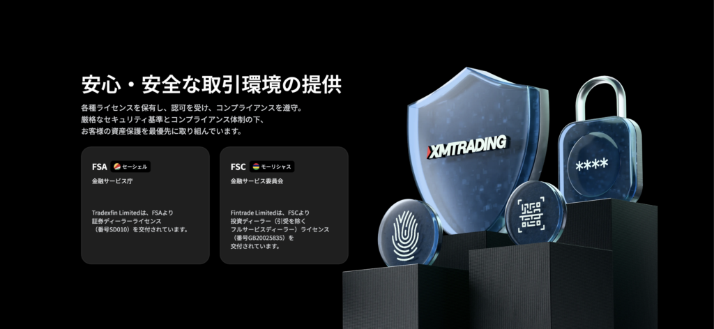 正規XM Tradingライセンス
