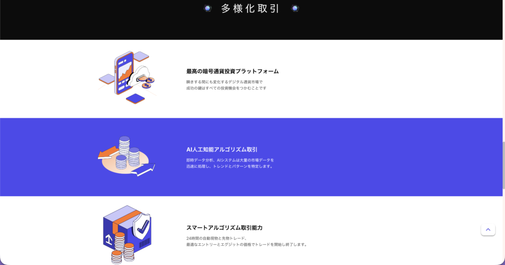Currency-VC Roundのサイト取引内容一覧