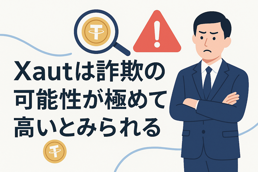 Xautは詐欺の可能性が極めて高いとみられる
