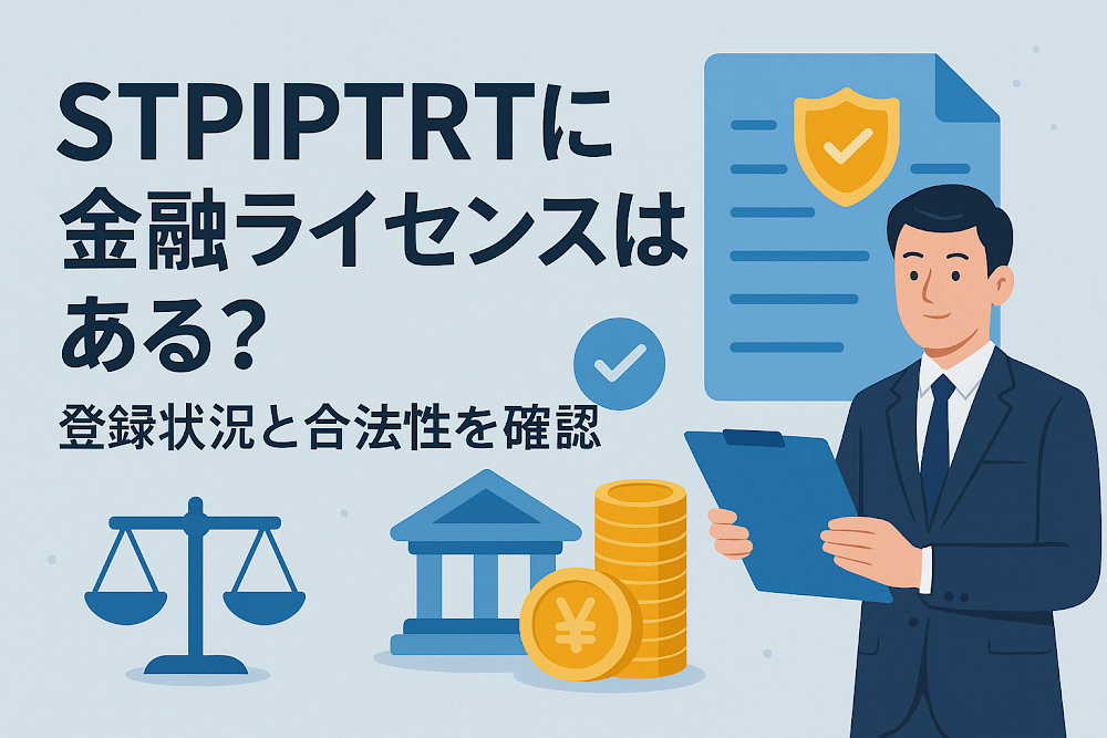 STPIPTRTに金融ライセンスはある?登録状況と合法性を確認