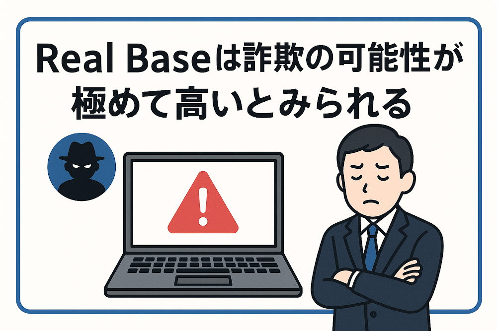 Real Baseは詐欺の可能性が極めて高いとみられる