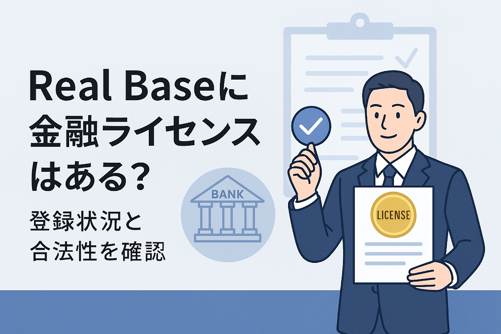 Real Baseに金融ライセンスはある？登録状況と合法性を確認