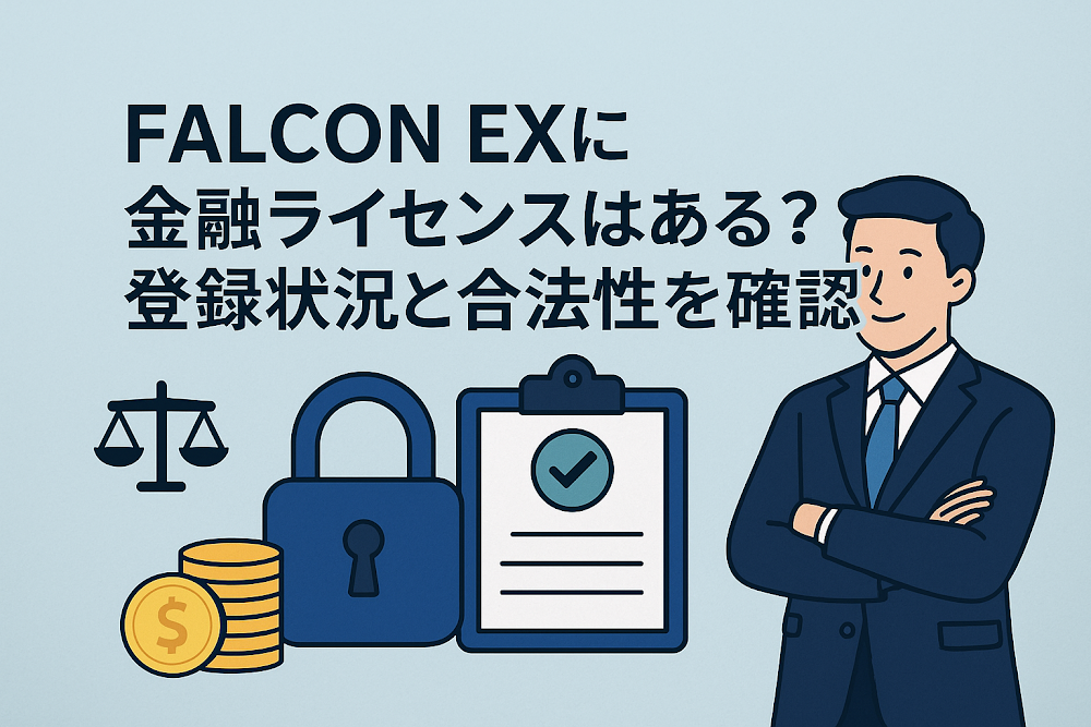 FALCON EXに金融ライセンスはある?登録状況と合法性を確認