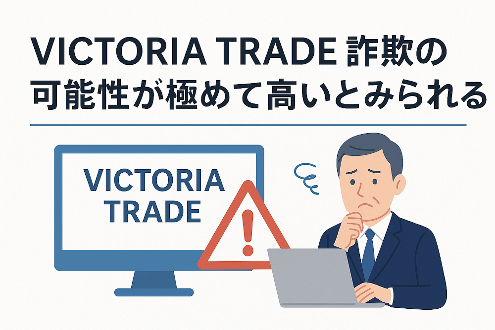VICTORIA TRADE（vict-serv.com）は詐欺の可能性が極めて高いとみられる