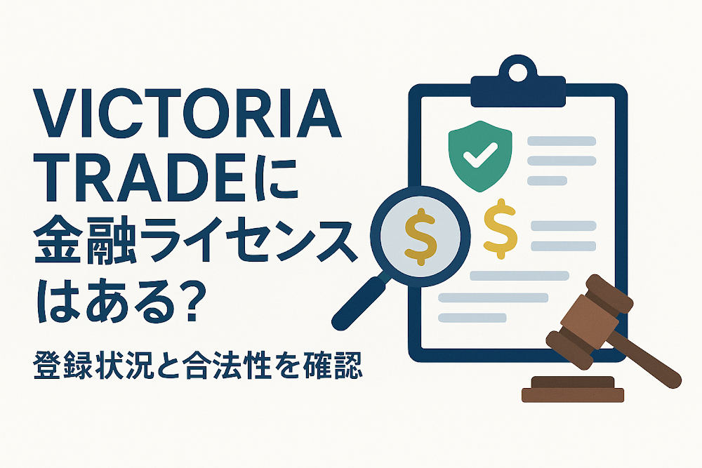 VICTORIA TRADE（vict-serv.com）に金融ライセンスはある？登録状況と合法性を確認