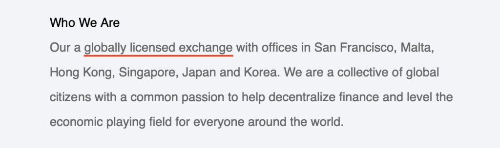 globally licensed exchange