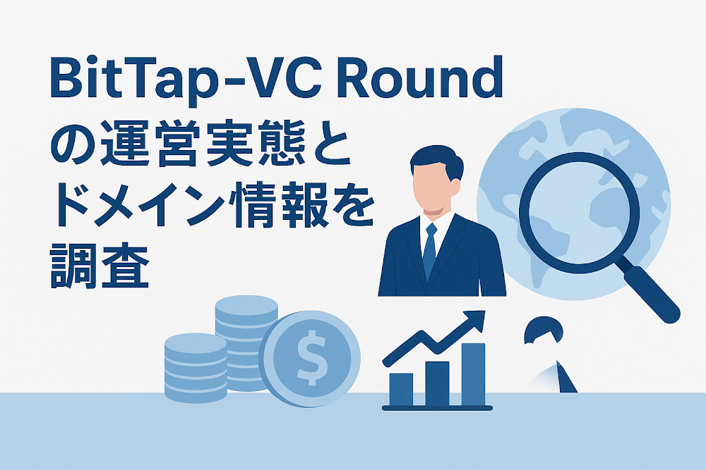 BitTap-VC Roundの運営実態とドメイン情報を調査