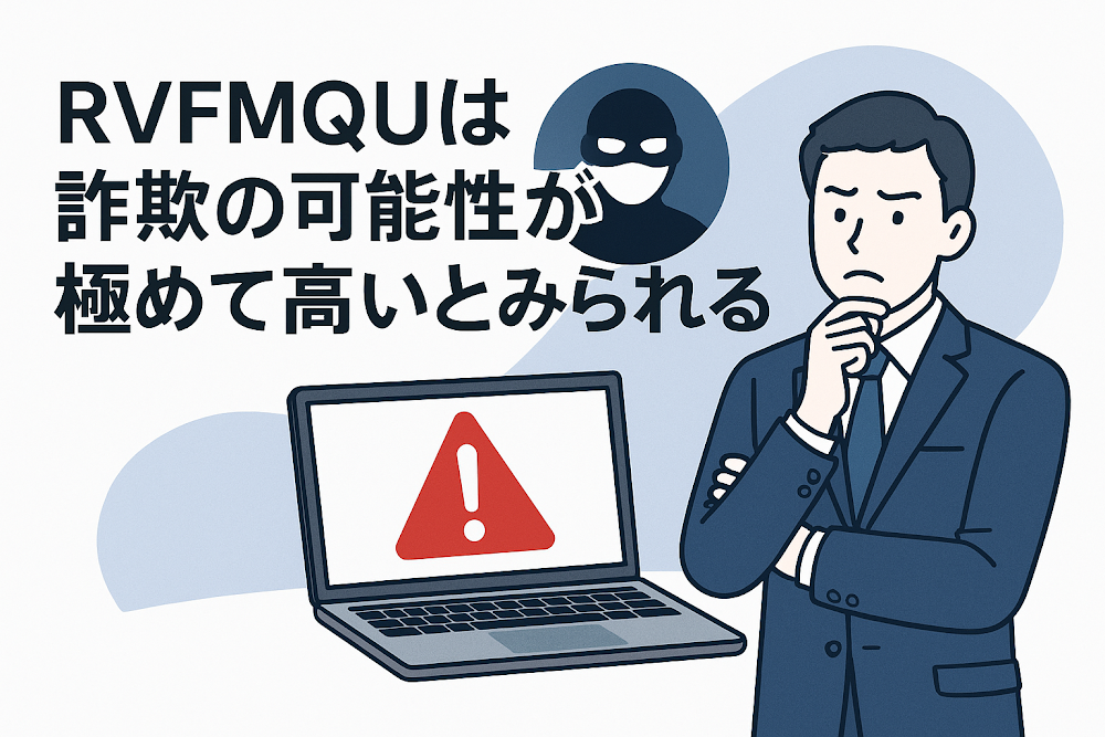 RVFMQUは詐欺の可能性が極めて高いとみられる