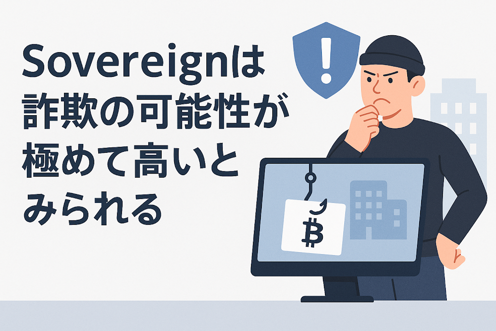 Sovereign(wexsovereign3.com)は詐欺の可能性が極めて高いとみられる