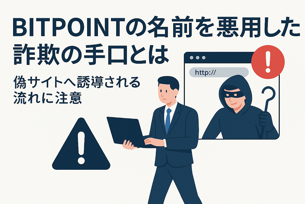 BITPOINTの名前を悪用した詐欺の手口とは　偽サイトへ誘導される流れに注意